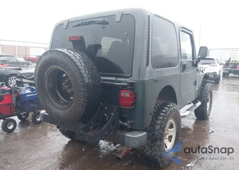 1999 Jeep Wrangler Se из США, поврежденный, VIN 1J4FY29P9XP472398